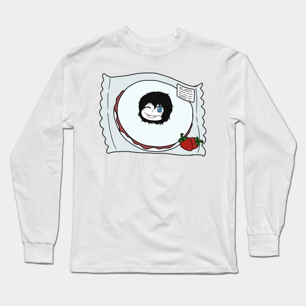 jeff the killer chibi Long Sleeve T-Shirt by LillyTheChibi